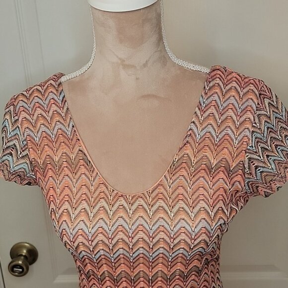 Derek Heart Knit Dress Size Jr M - Picture 2 of 7